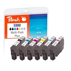 Epson T0807 pack kompatibilních inkoustových kazet Peach s čipem, T0801-T0806