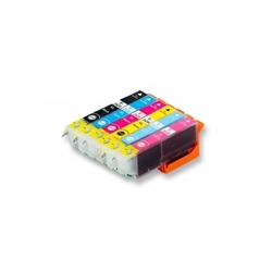Epson T2438 pack kompatibilních inkoutových kazet Peach, černá + 5 barev