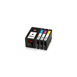 HP 934XL/935XL pack plus kompatibilních kazet s novým čipem Peach, 2x černá (49ml) + 3 barvy (12ml)