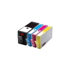 HP 920XL pack kompatibilních kazet s novým čipem Peach, 2x černá (49ml) + 3 barvy (12ml)