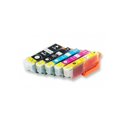Epson T2636 pack kompatibilních inkoustových kazet Peach, 2 černá + 3 barvy