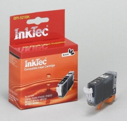 Canon CLI-521BK černá kompatibilní kazeta InkTec s čipem