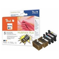 Epson T2715 pack plus kompatibilních inkoustových kazet s čipem Peach, 2x T2791 + T2712-T2714