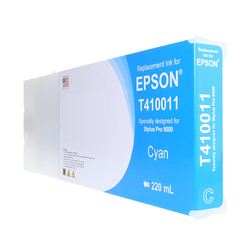 Epson T410011 kompatibilní 220ml Dye Cyan