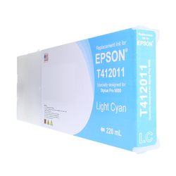 Epson T412011 compatible 220ml Dye Light Cyan
