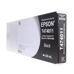 Epson T474011 compatible 220ml Dye Black