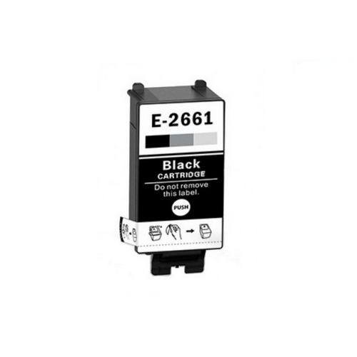 Epson T2661 kompatibilní inkoustová kazeta černá, 9ml