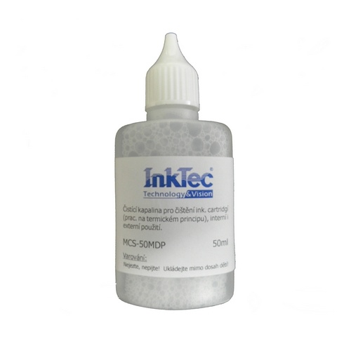 Čistící kapalina InkTec pro čištění termo a piezzo tiskových hlav 50ml, s kapátkem