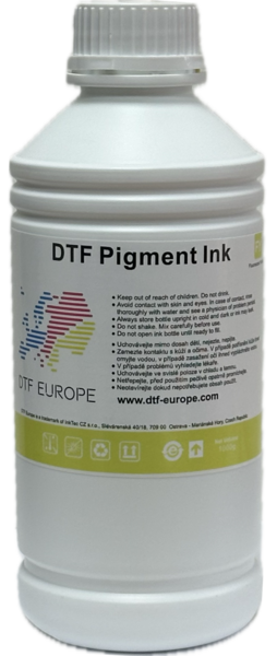 DTF Textile Transfer Ink 1l Fluorescent  Yellow