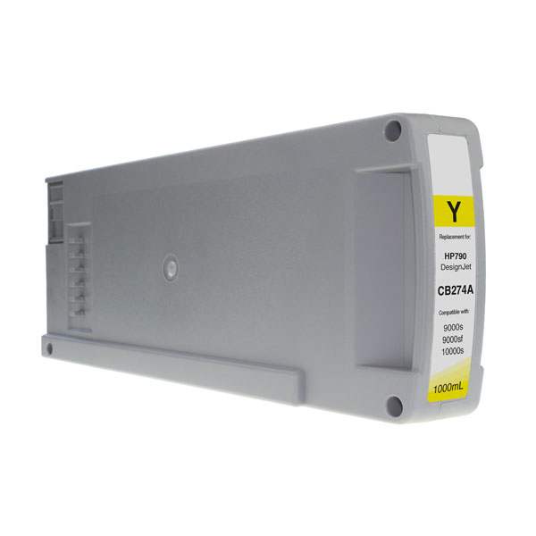 HP 790 (CB274A) kompatibilní 1000ml Žlutá