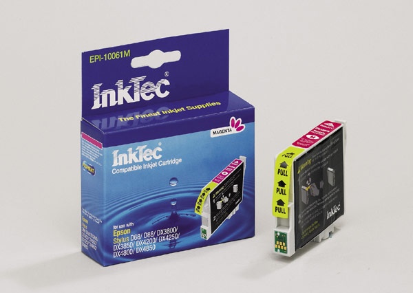 Epson T0613 purpurová kompatibilní kazeta InkTec, 17,8ml