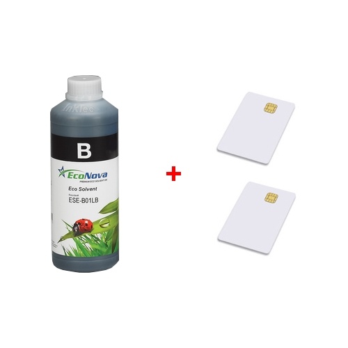 InkTec EcoNova ID 1l Black + 2x SmartCard 440ml