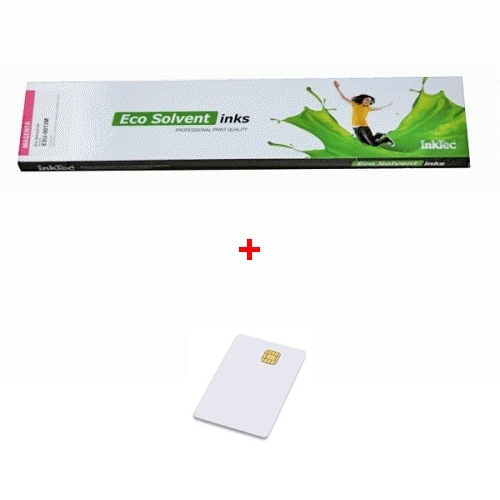 Inkoustová kazeta InkTec 440ml Magenta EcoNova Pigment pro Oce + SmartCard