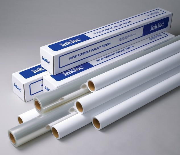 InkTec PVC Solvent Glossy 300g/m2, 285μ, 0,61x30m