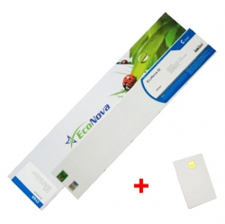 Inkoustová kazeta InkTec 440ml Cyan EcoNova Pigment pro Agfa + SmartCard