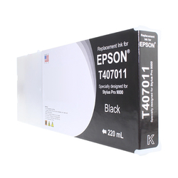 Epson T407011 compatible 220ml Dye Black