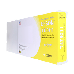 Epson T475011 compatible 220ml Dye Yellow
