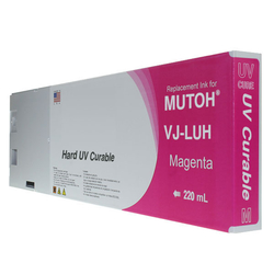 Replacement Cartridge UV LED 220ml Magenta for Mutoh